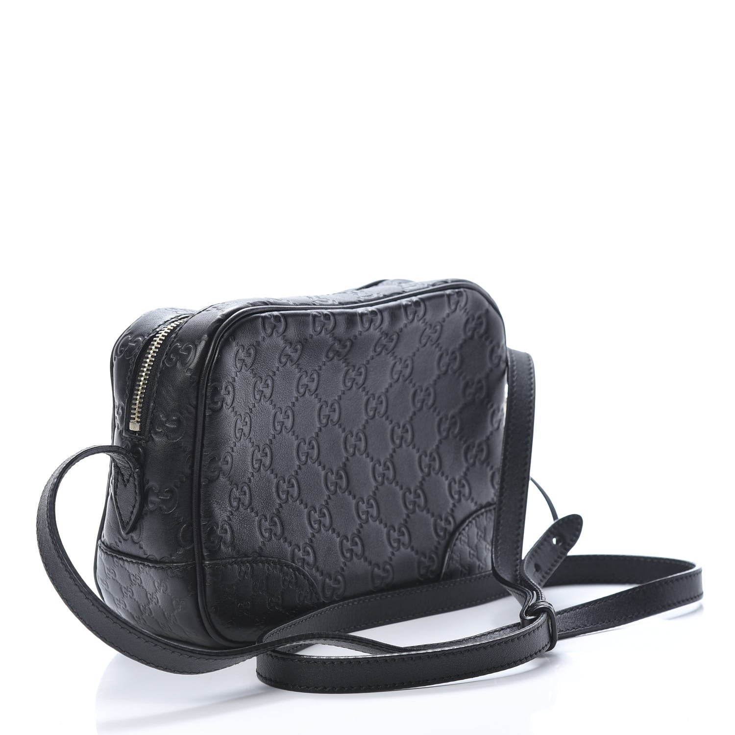 Gucci Guccissima Mini Bree Messenger Bag Black 3 of 14