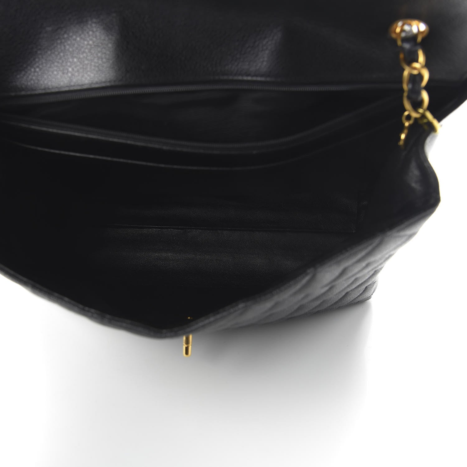 Chanel Caviar Jumbo Single Flap Black 5 of 11