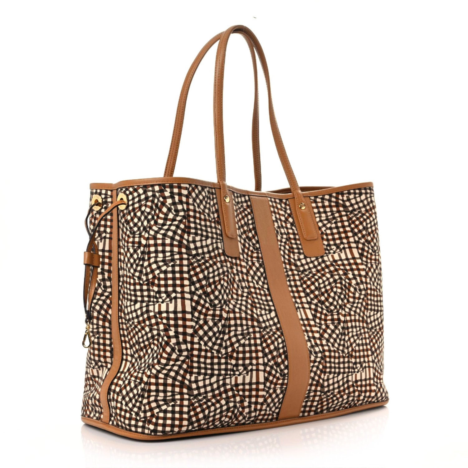 MCM Visetos Medium Liz Reversible Shopper Tote Cognac 11 of 19