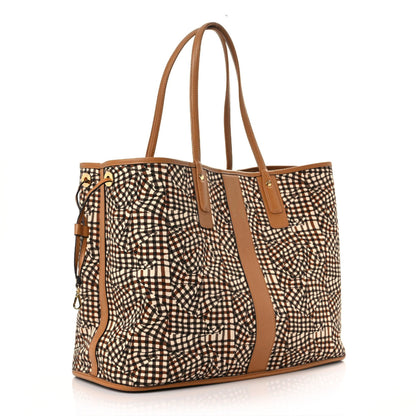 MCM Visetos Medium Liz Reversible Shopper Tote Cognac 11 of 19