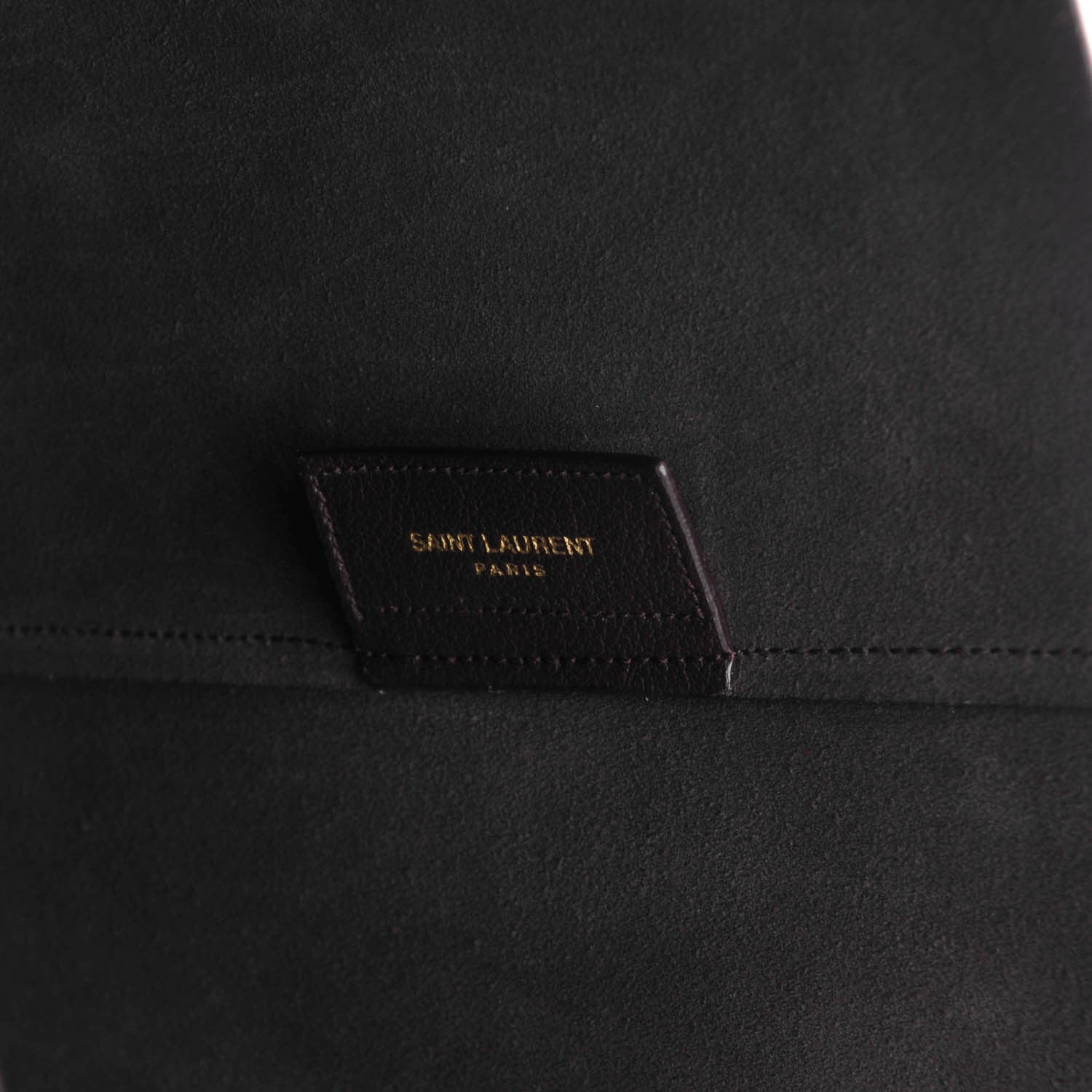Saint Laurent Calfskin Large Shopping Tote Bordeaux 6 of 8