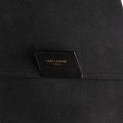 Saint Laurent Calfskin Large Shopping Tote Bordeaux 6 of 8