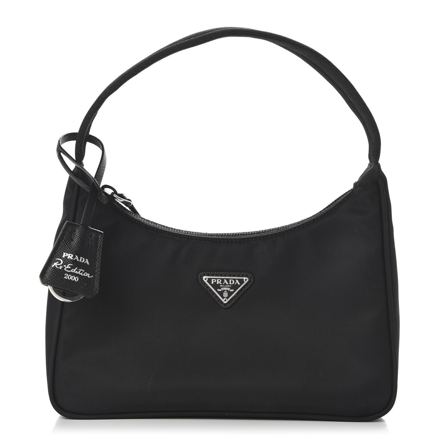 Prada Tessuto Nylon Mini Re-Edition 2000 Bag Black 1 of 10
