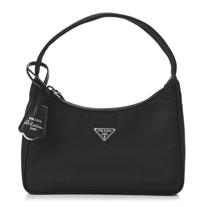 Prada Tessuto Nylon Mini Re-Edition 2000 Bag Black 1 of 10