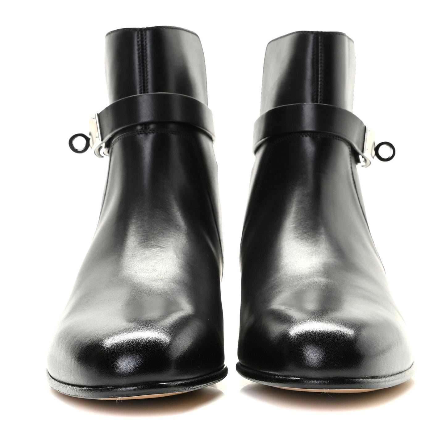 Calfskin Neo Low Boots 35.5 Black