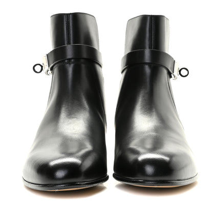 Hermes Calfskin Neo Low Boots 35.5 Black 3 of 8
