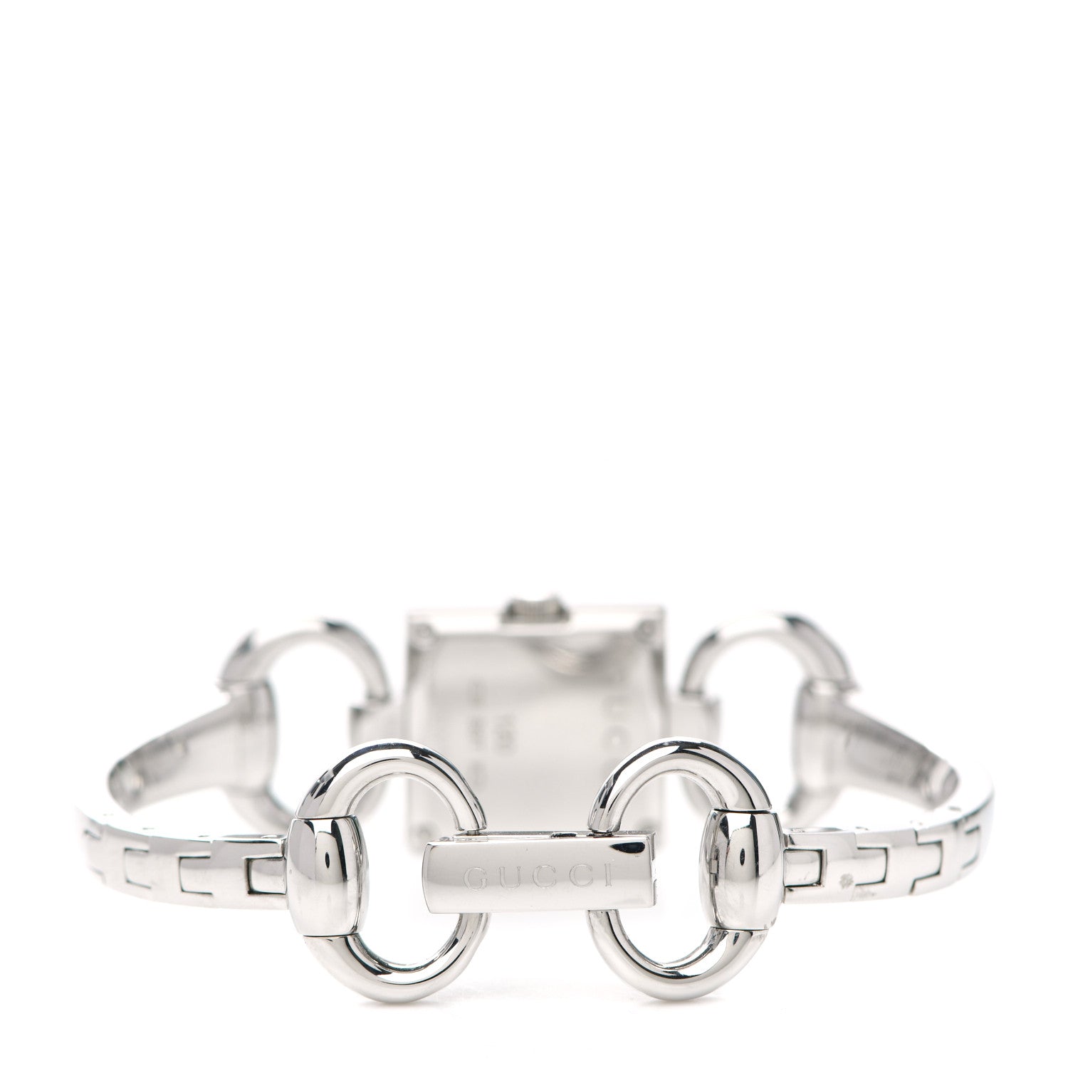 Gucci Stainless Steel Diamond 18mm Tornabuoni Quartz Watch 3 of 5