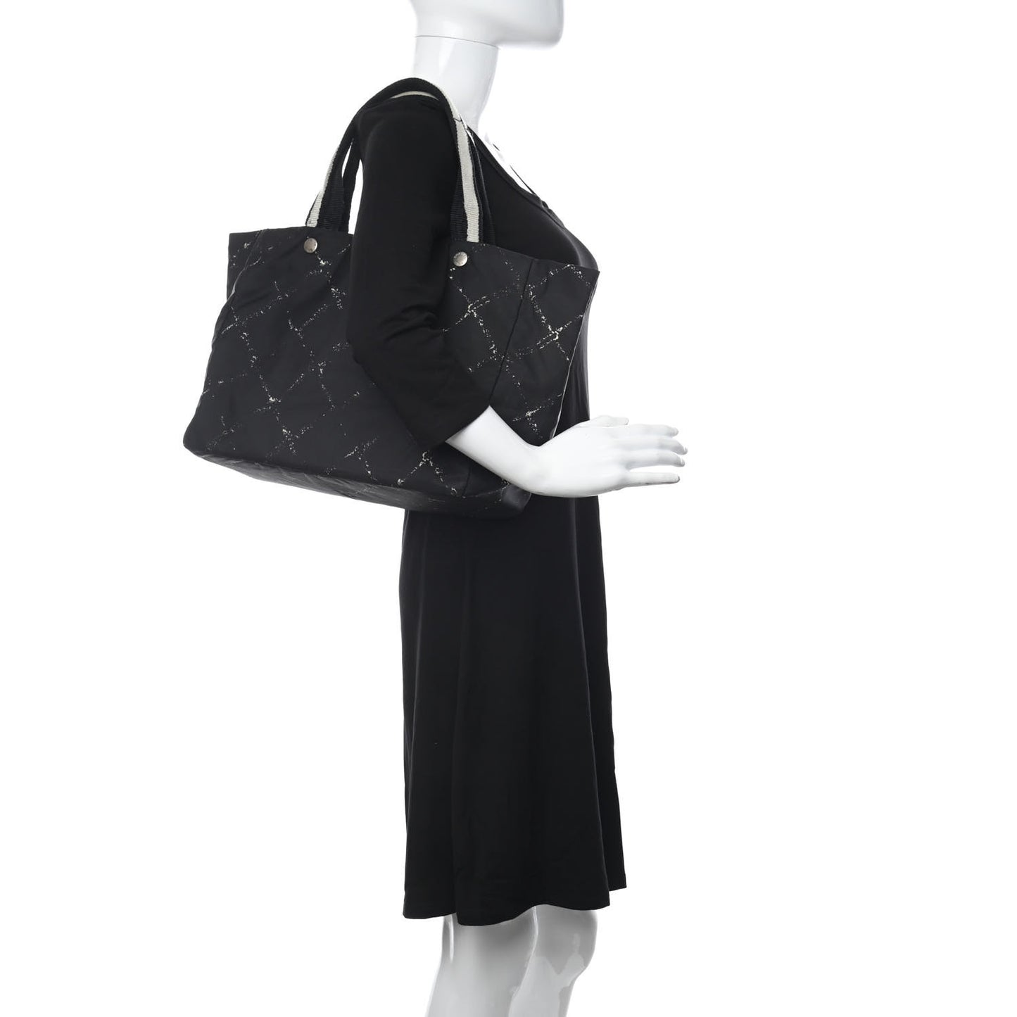 Nylon Travel Tote Black