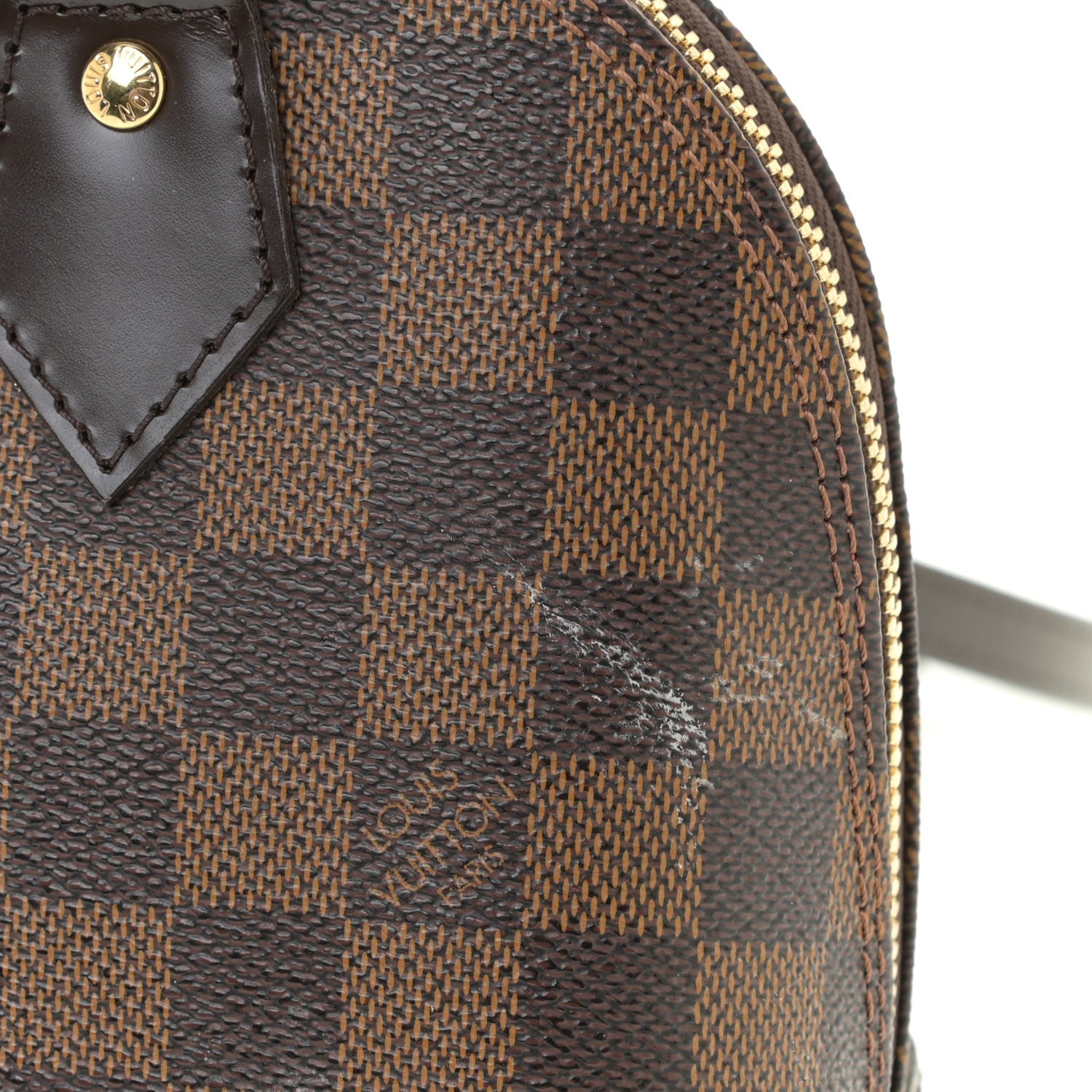 Louis Vuitton Damier Ebene Alma BB 12 of 14