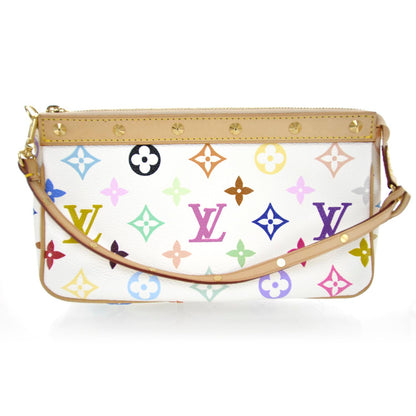 Louis Vuitton Monogram Multicolor Pochette Accessories White 1 of 8