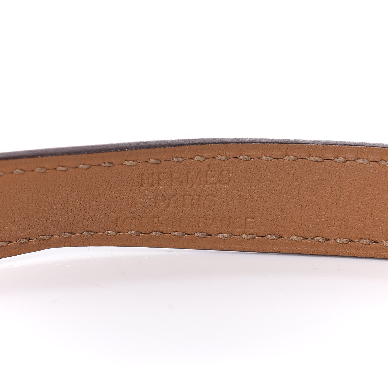 Hermes Epsom Kelly Double Tour Bracelet XS Rose Jaipur 5 of 6
