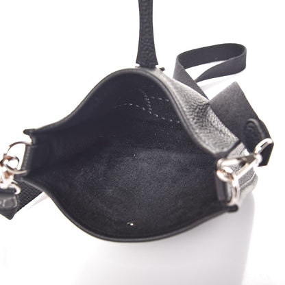 Hermes Taurillon Clemence Evelyne TPM Black 6 of 9