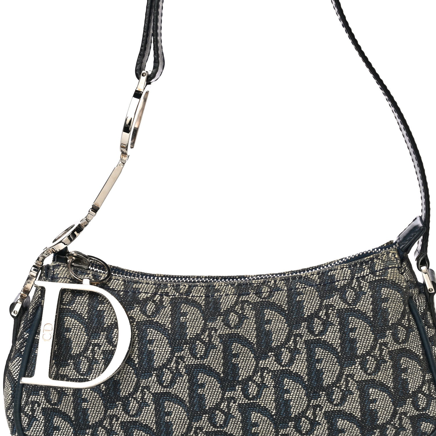 Christian Dior Monogram Shoulder Bag Blue 15 of 15
