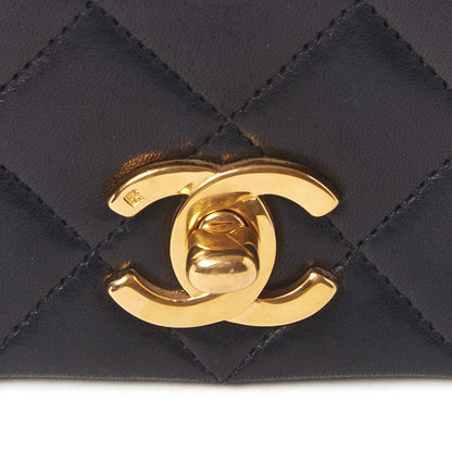 Chanel Lambskin Quilted Small Single Flap Black 7 of 9