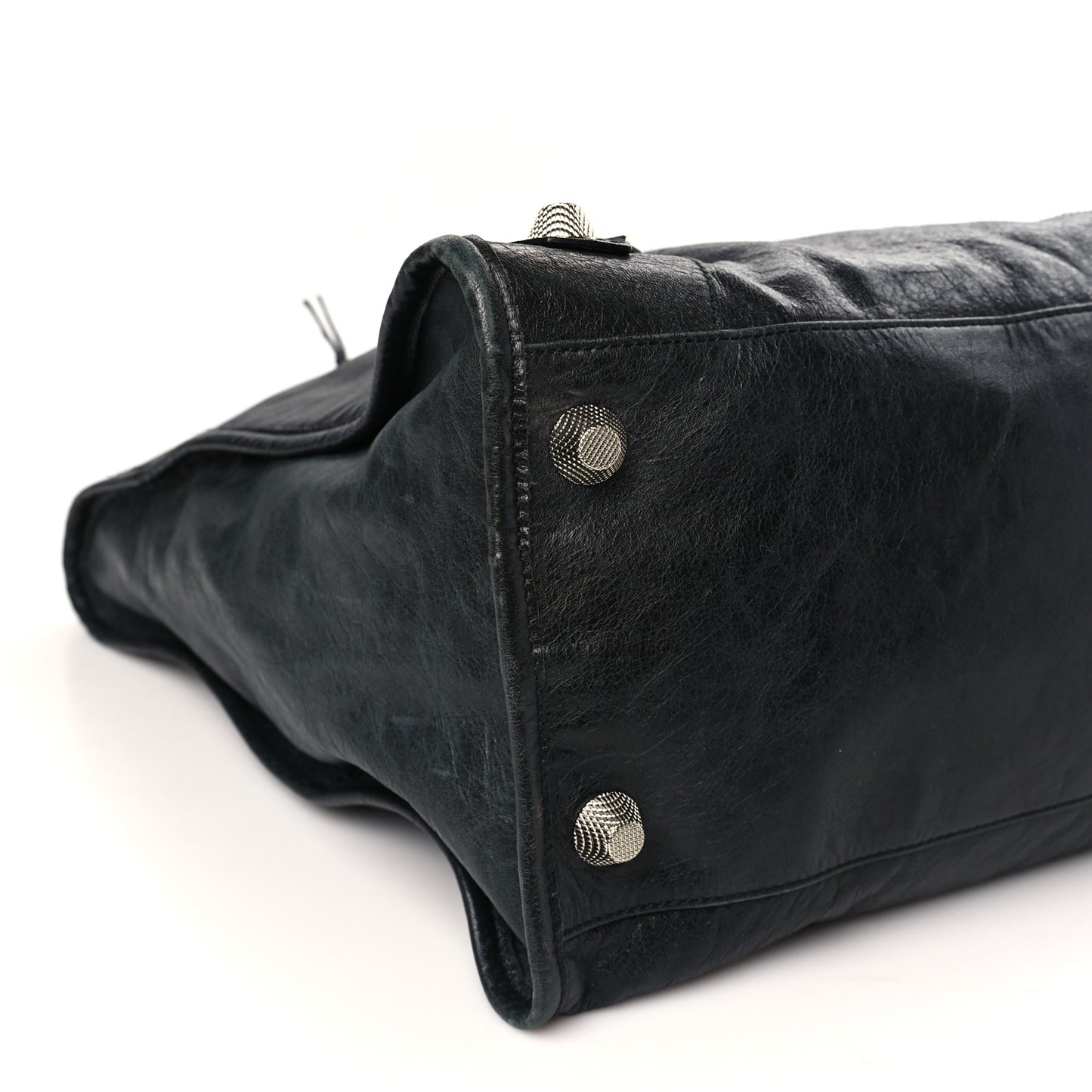 Agneau Giant 21 Silver Hardware Weekender Black