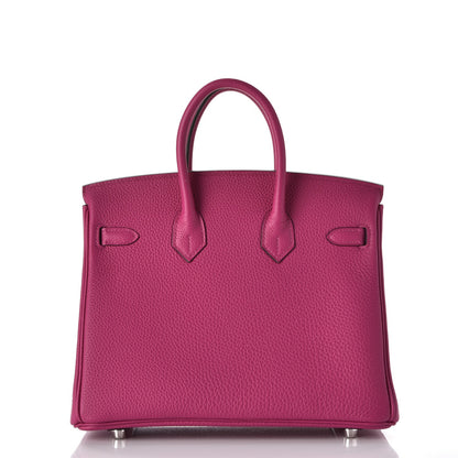 Hermes Togo Birkin 25 Rose Pourpre 4 of 38