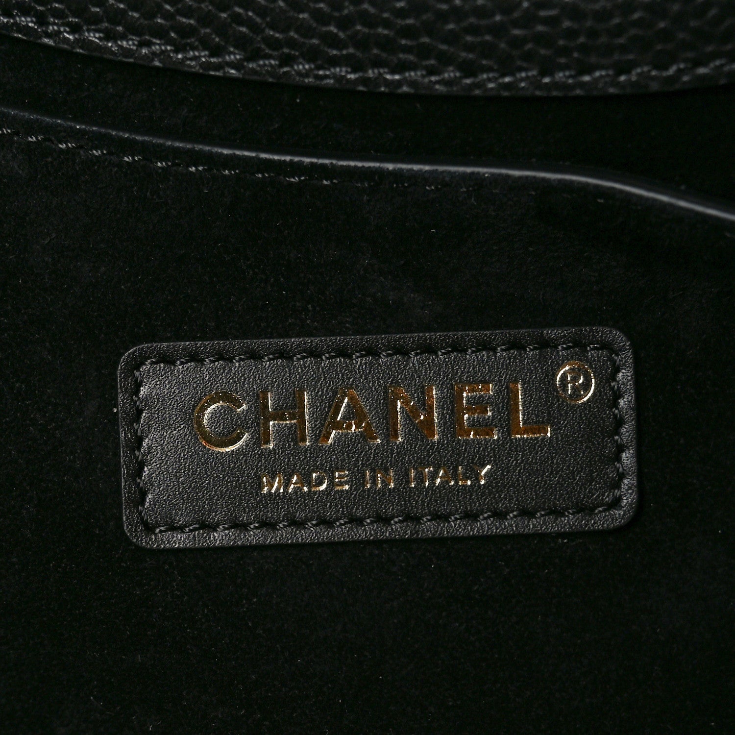 Chanel Grained Calfskin Large Shopping Bag Black 7 of 12