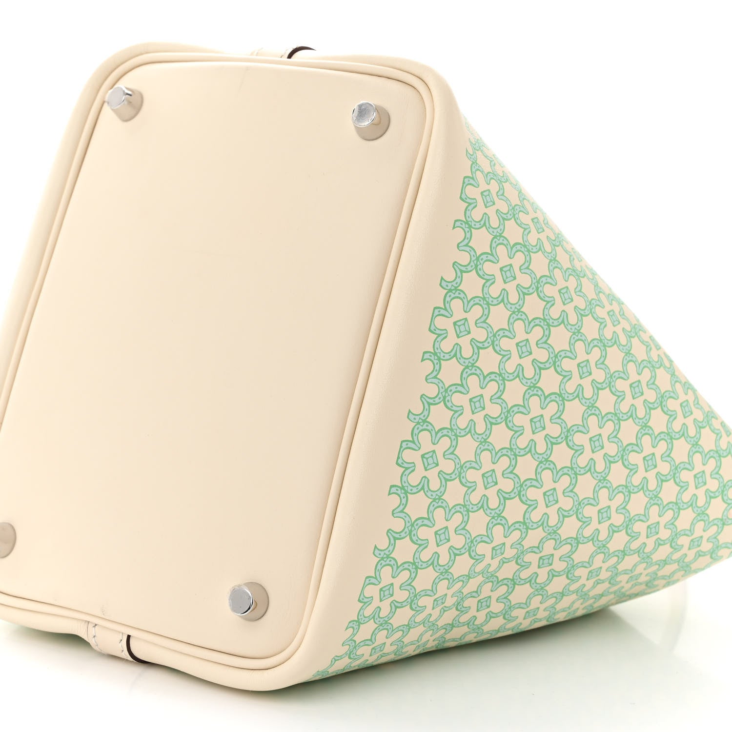 Hermes Swift Lucky Daisy Picotin Lock 18 PM Nata Vert 1549684