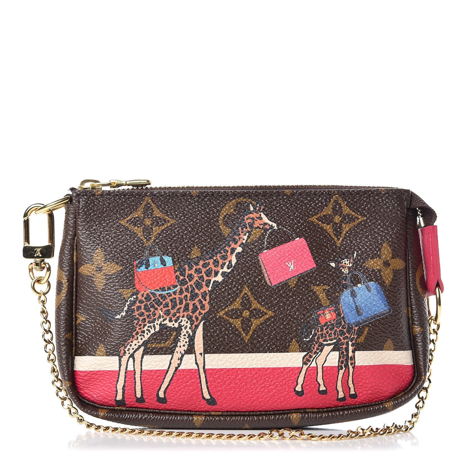 Louis Vuitton Monogram 2017 Christmas Animation Mini Pochette Accessories 1 of 8