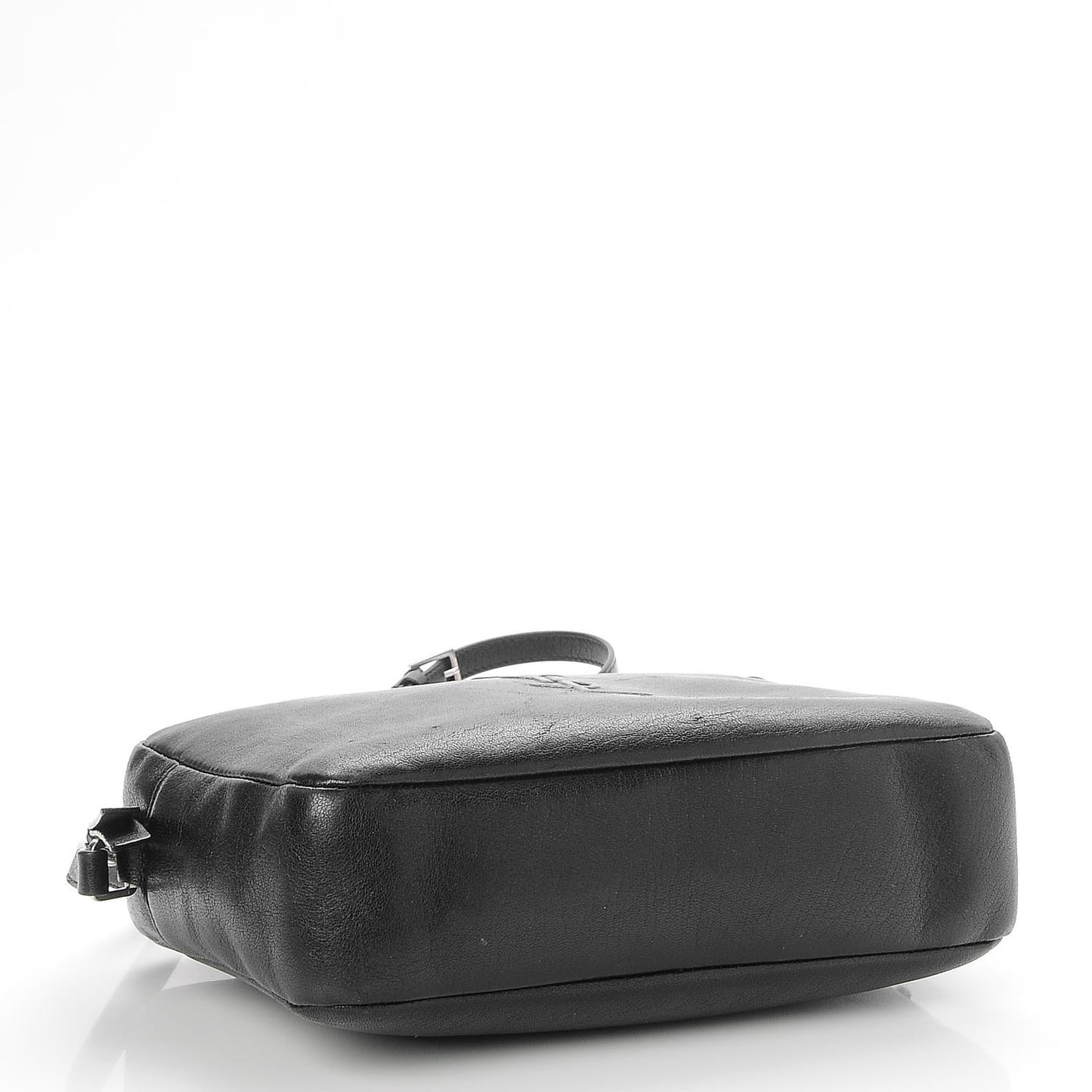 Lambskin Monogram Small Lou Camera Bag Black
