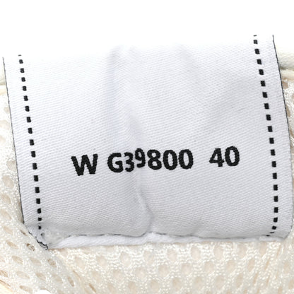 Chanel Calfskin Suede Crystal Womens CC Sneakers 40 White 9 of 9