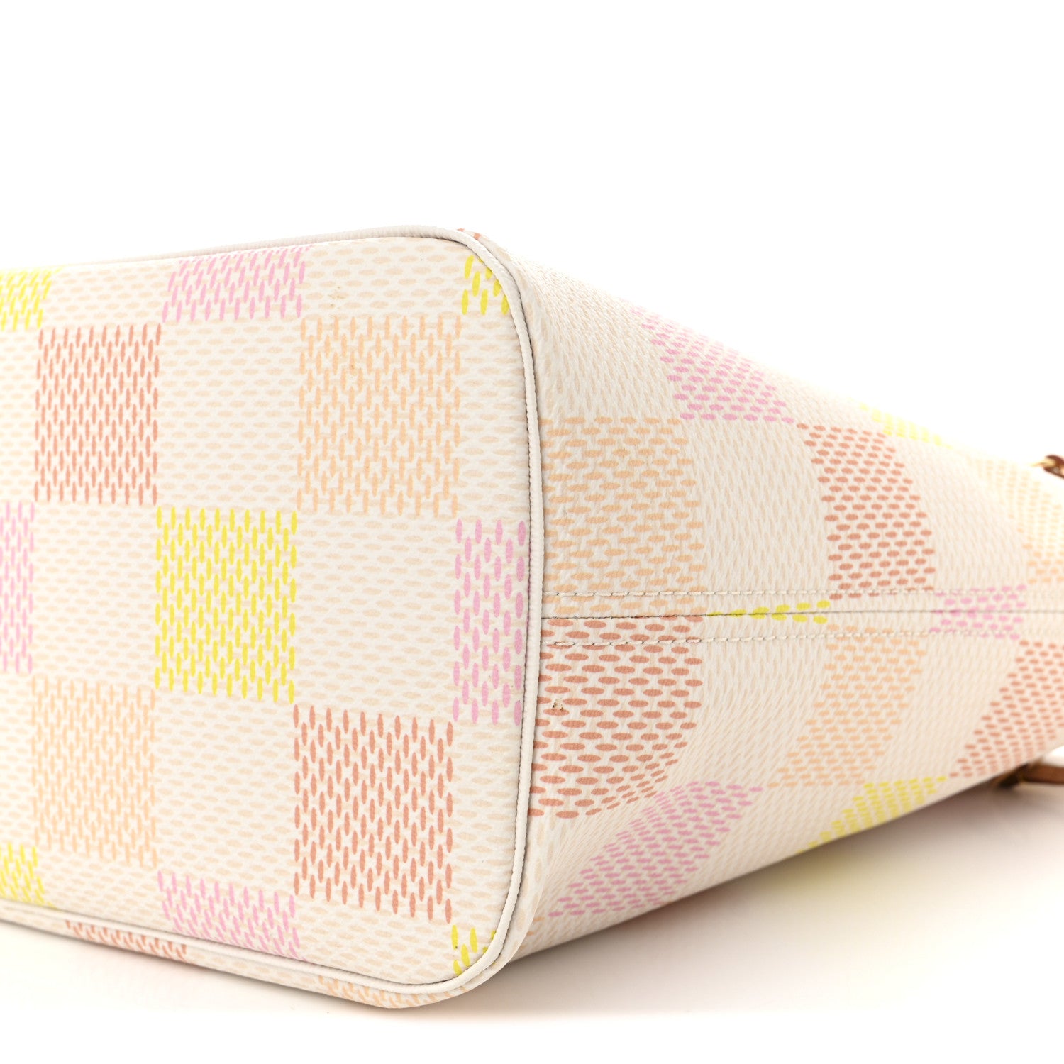 Louis Vuitton Damier Giant Neverfull MM Peach 10 of 10