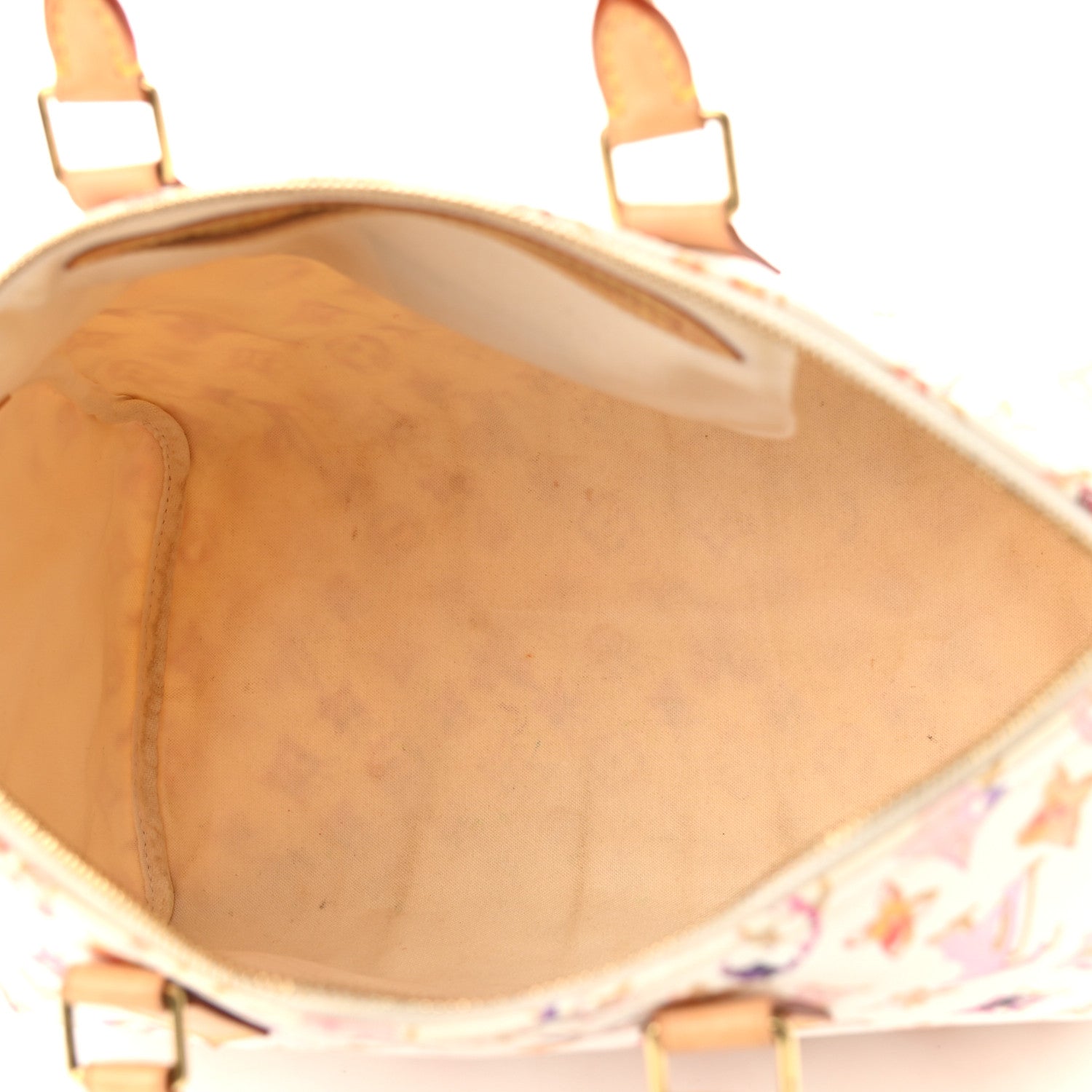 Louis Vuitton Watercolor Aquarelle Speedy 35 White 5 of 16