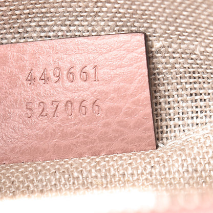 Gucci Dollar Calfskin Small GG Charm Dome Bag Soft Pink 8 of 11