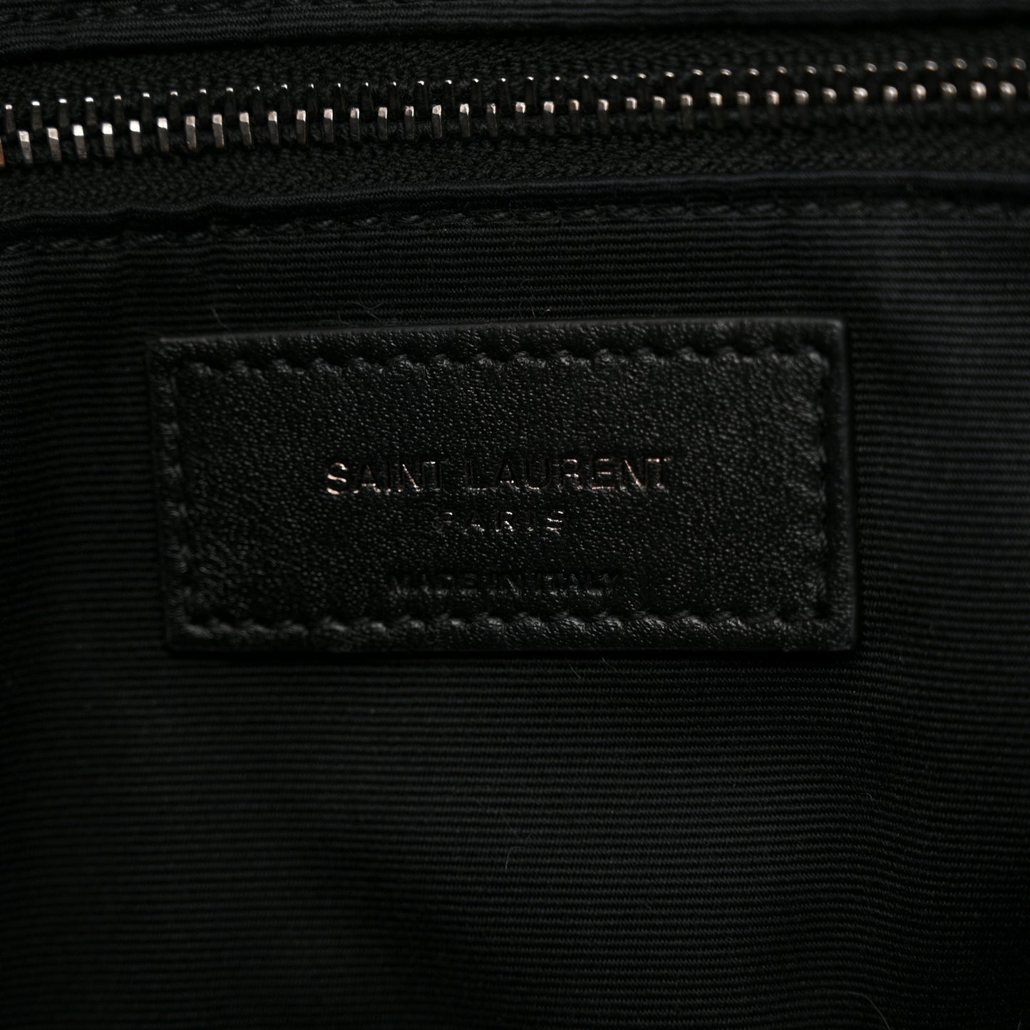 Crinkled Calfskin Matelasse Monogram Medium Niki Shopper Tote Black