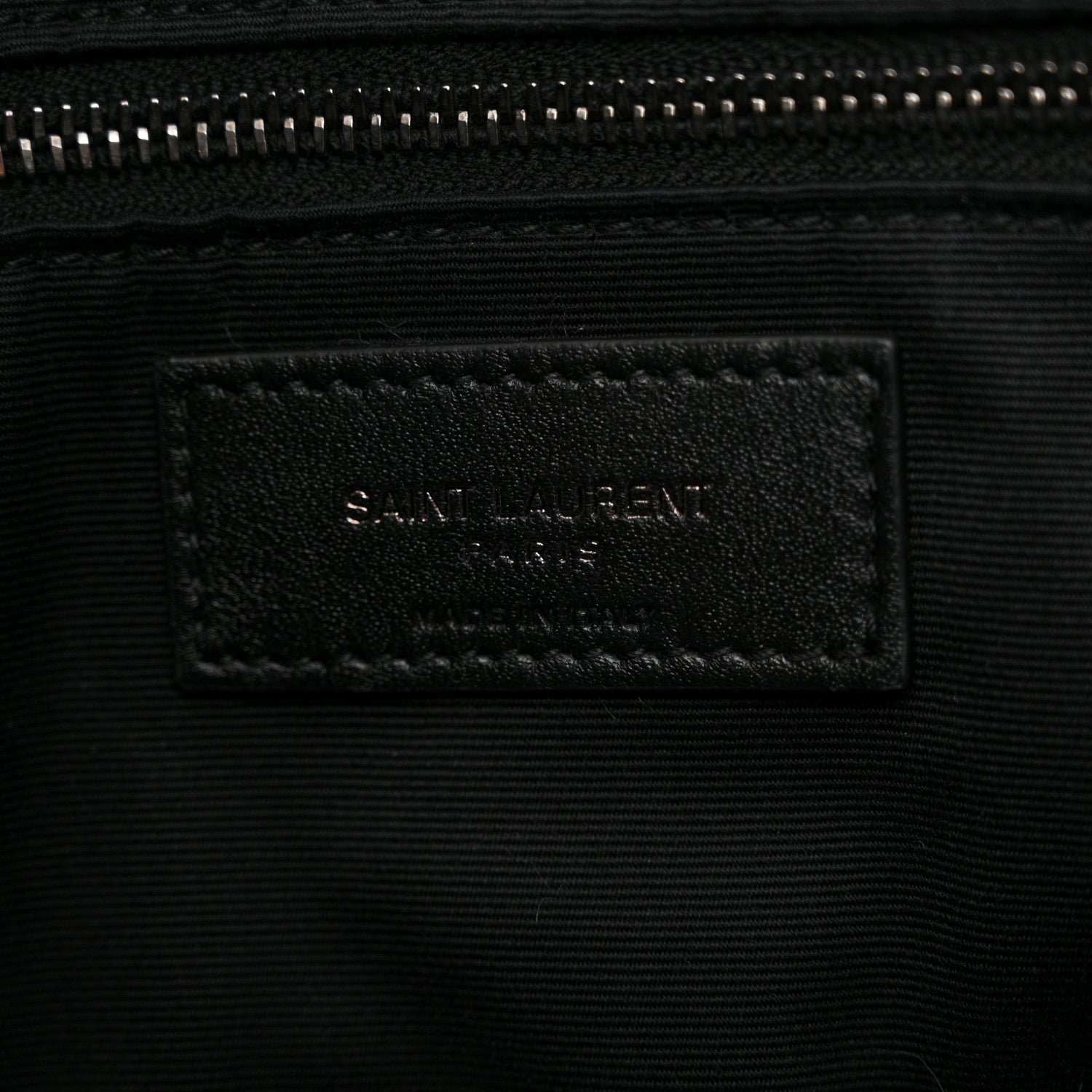Saint Laurent Crinkled Calfskin Matelasse Monogram Medium Niki Shopper Tote Black 7 of 12