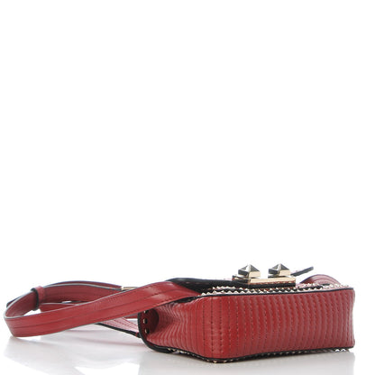 Valentino Garavani Lambskin ZiggyStud Rockstud Convertible Crossbody Belt Bag Rosso 5 of 7