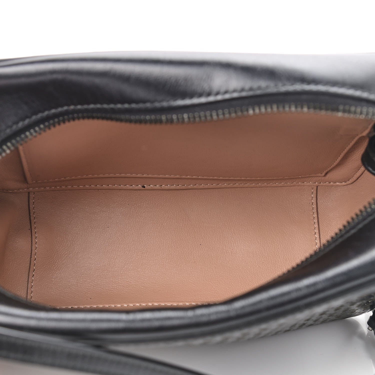 Alaia Calfskin Laser Cut Camera Bag Black 5 of 8