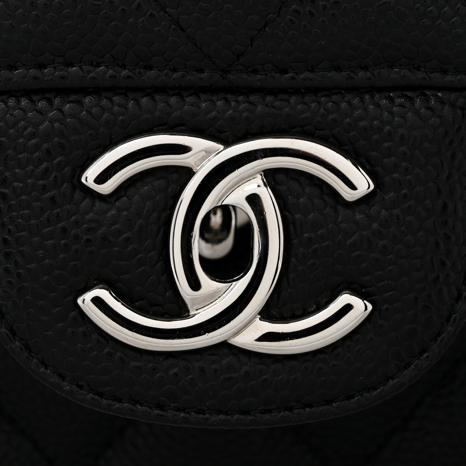 Chanel Caviar Quilted Maxi Double Flap Black 13 of 15