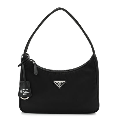 Prada Tessuto Nylon Mini Re-Edition 2000 Bag Black 1 of 10