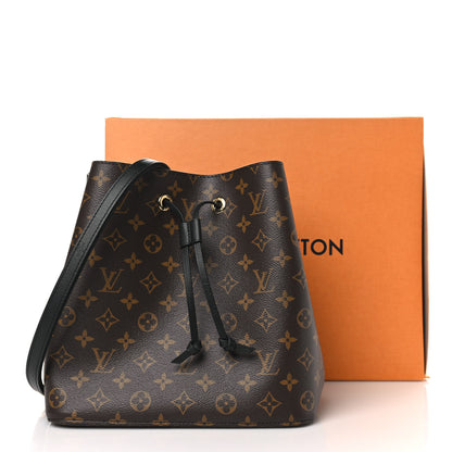 Louis Vuitton Monogram Neonoe MM Black 10 of 10