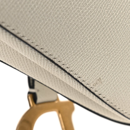 Christian Dior Grained Calfskin Saddle Bag White 11 of 11
