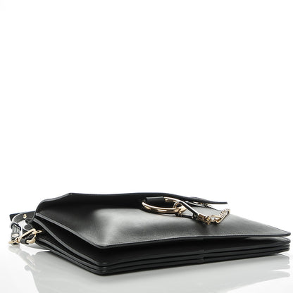 Chloe Calfskin Suede Medium Faye Shoulder Bag Carbon Grey 4 of 6