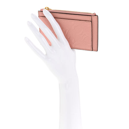 Louis Vuitton Empreinte Zipper Card Holder Rose Poudre 2 of 9