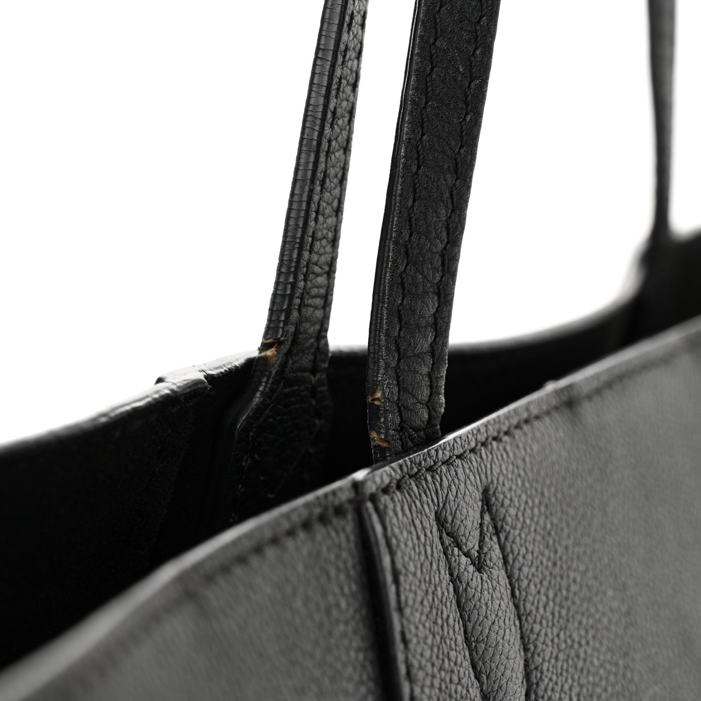 Calfskin Lockme Cabas Black