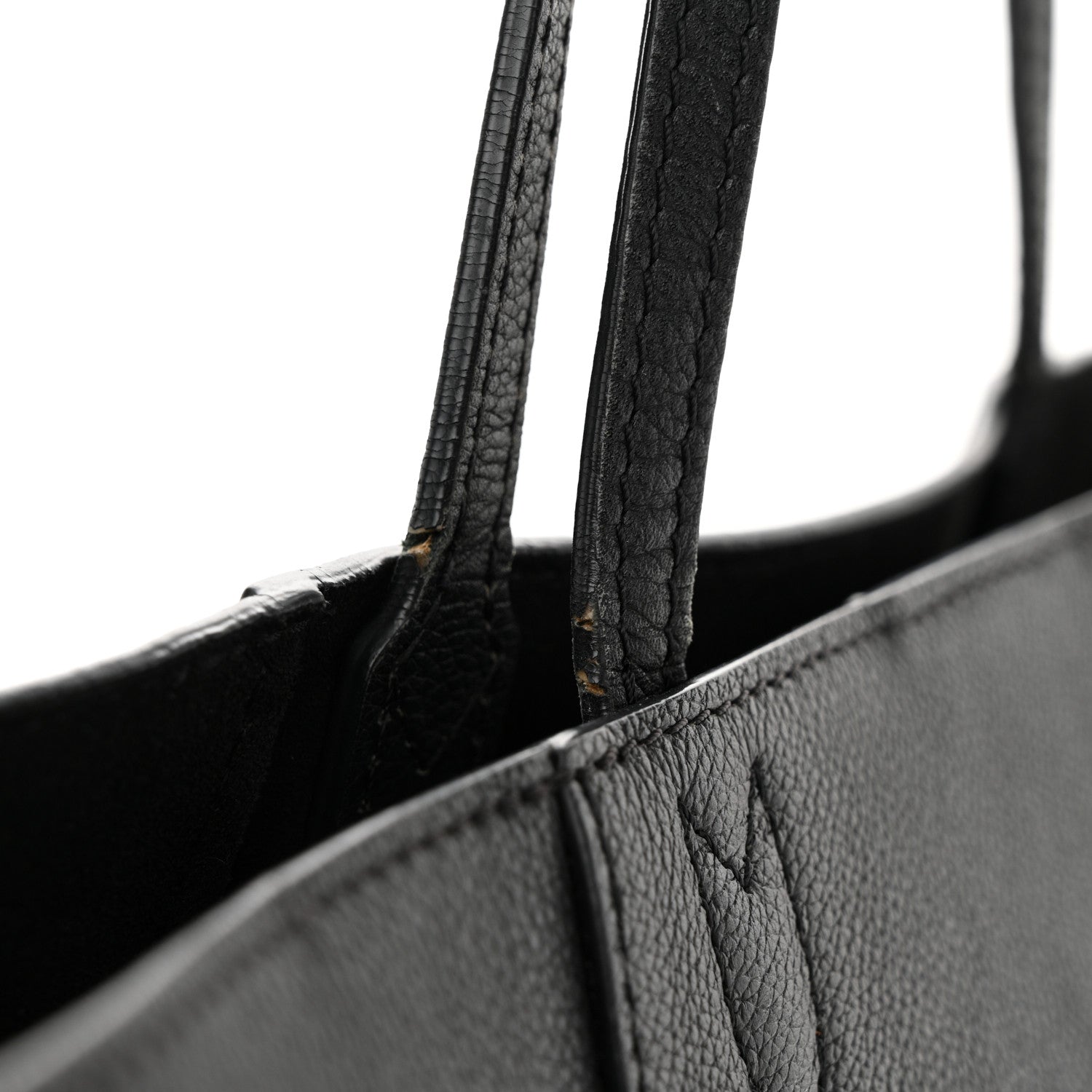 Louis Vuitton Calfskin Lockme Cabas Black 17 of 23