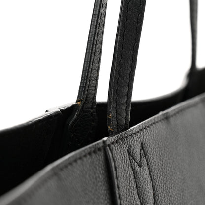 Louis Vuitton Calfskin Lockme Cabas Black 17 of 23