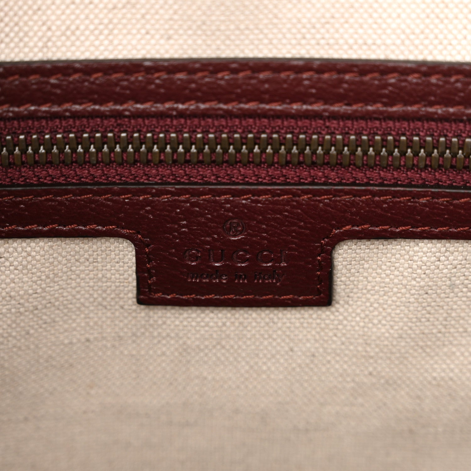 Gucci Monogram GG Mignon Textured Dollar Calfskin GG Supreme Monogram Quilted Mini GG Large Tote Bag Burgundy Beige Ebony 6 of 9