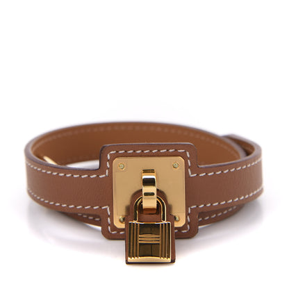 Hermes Swift O'Kelly Double Tour Bracelet T2 Gold 1 of 8