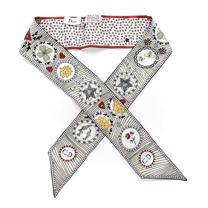 Christian Dior Silk Le Soleil Mitzah Scarf 1 of 5