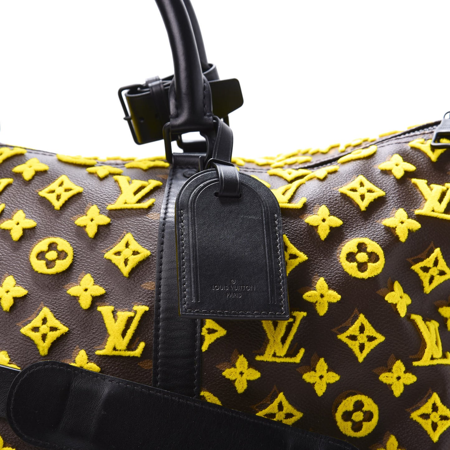 Monogram Tuffetage Keepall Triangle Bandouliere 50 Jaune