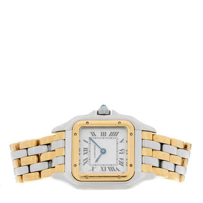 Cartier Stainless Steel 18K Yellow Gold 22mm Panthere Quartz Watch 2 of 4