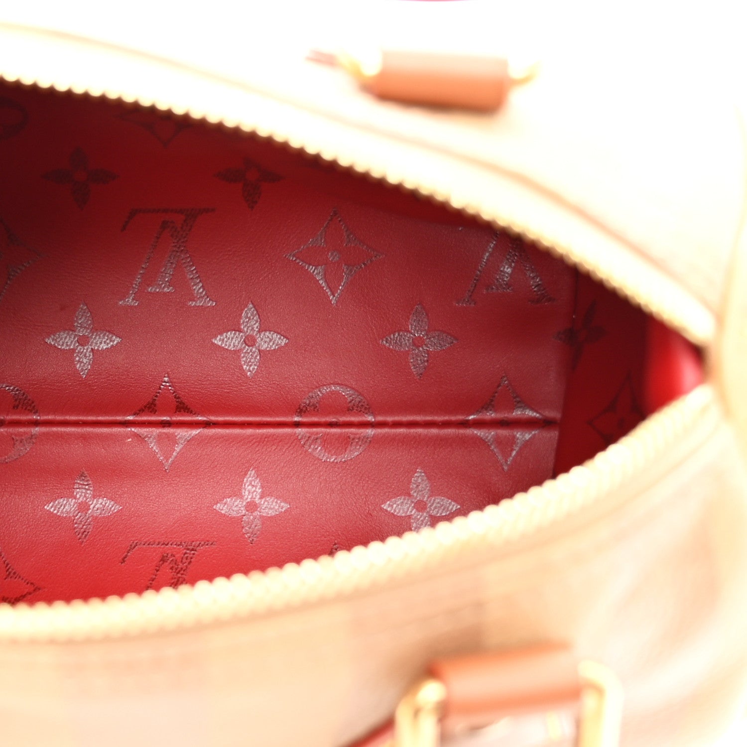 Louis Vuitton Calfskin Washed Stripes Speedy P9 Bandouliere 20 Camel 7 of 14