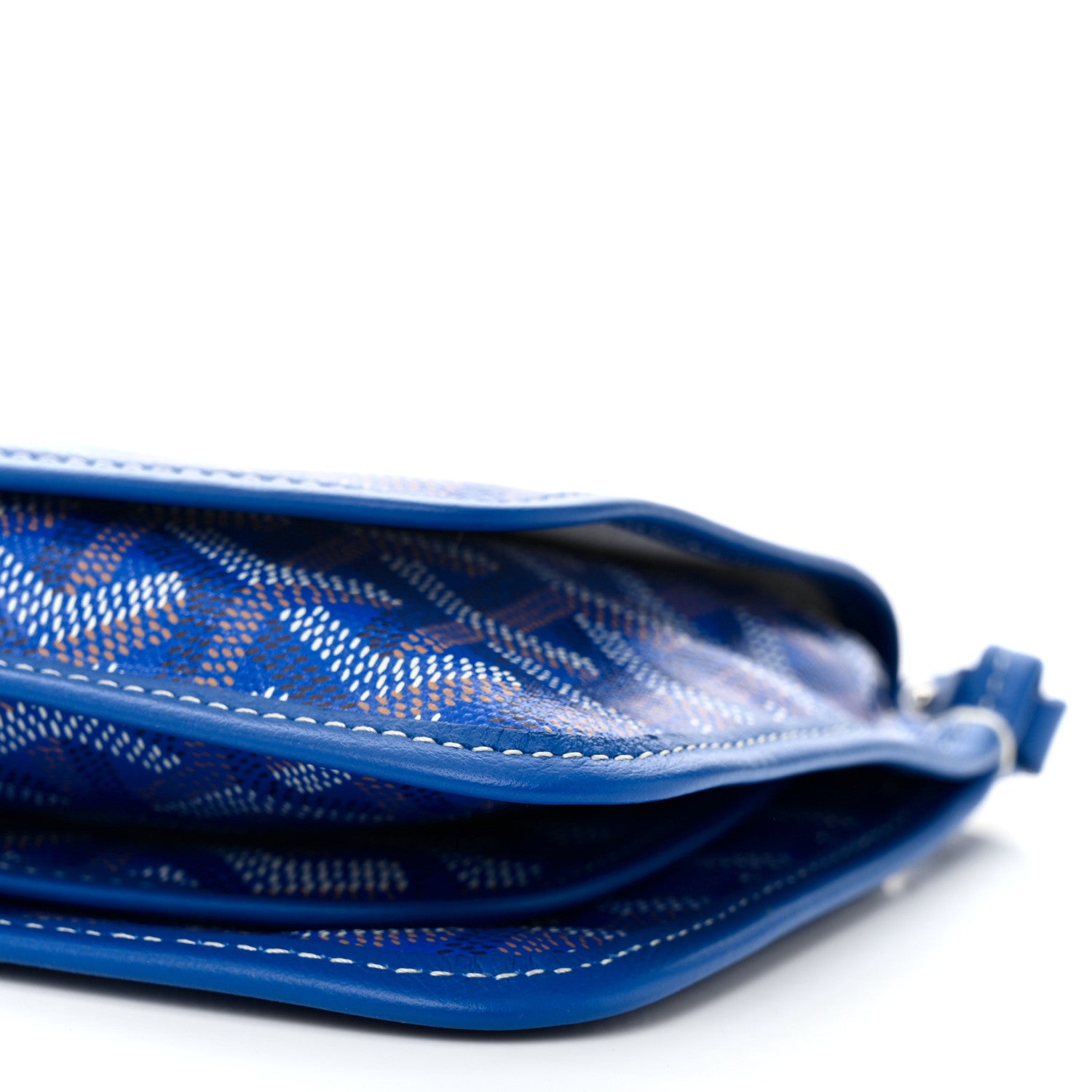 Goyard Goyardine Plumet Wallet Clutch Sky Blue 10 of 10