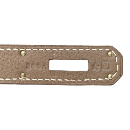Hermes Togo Kelly Retourne 32 Etoupe 7 of 10