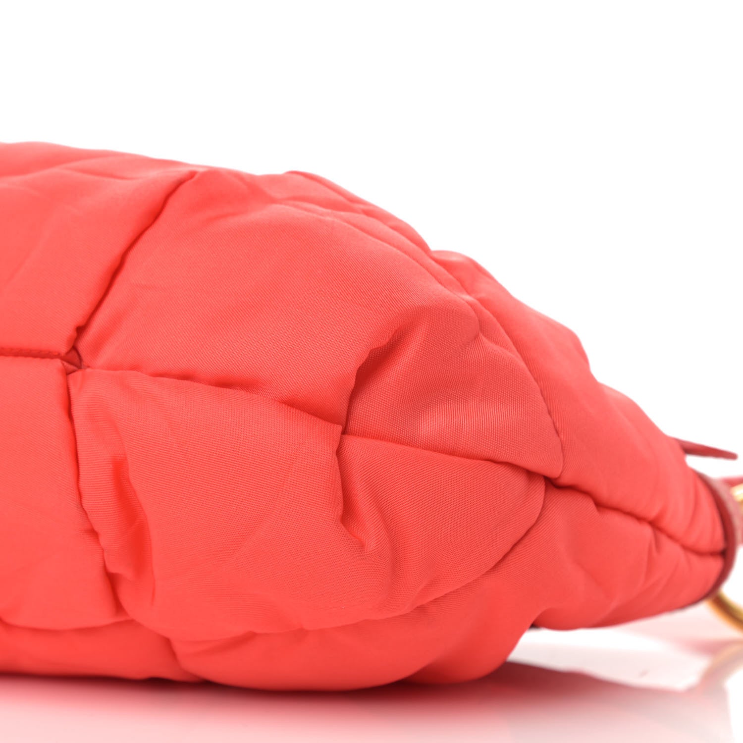 Prada Tessuto Nylon Quilted Shoulder Bag Pink 10 of 12